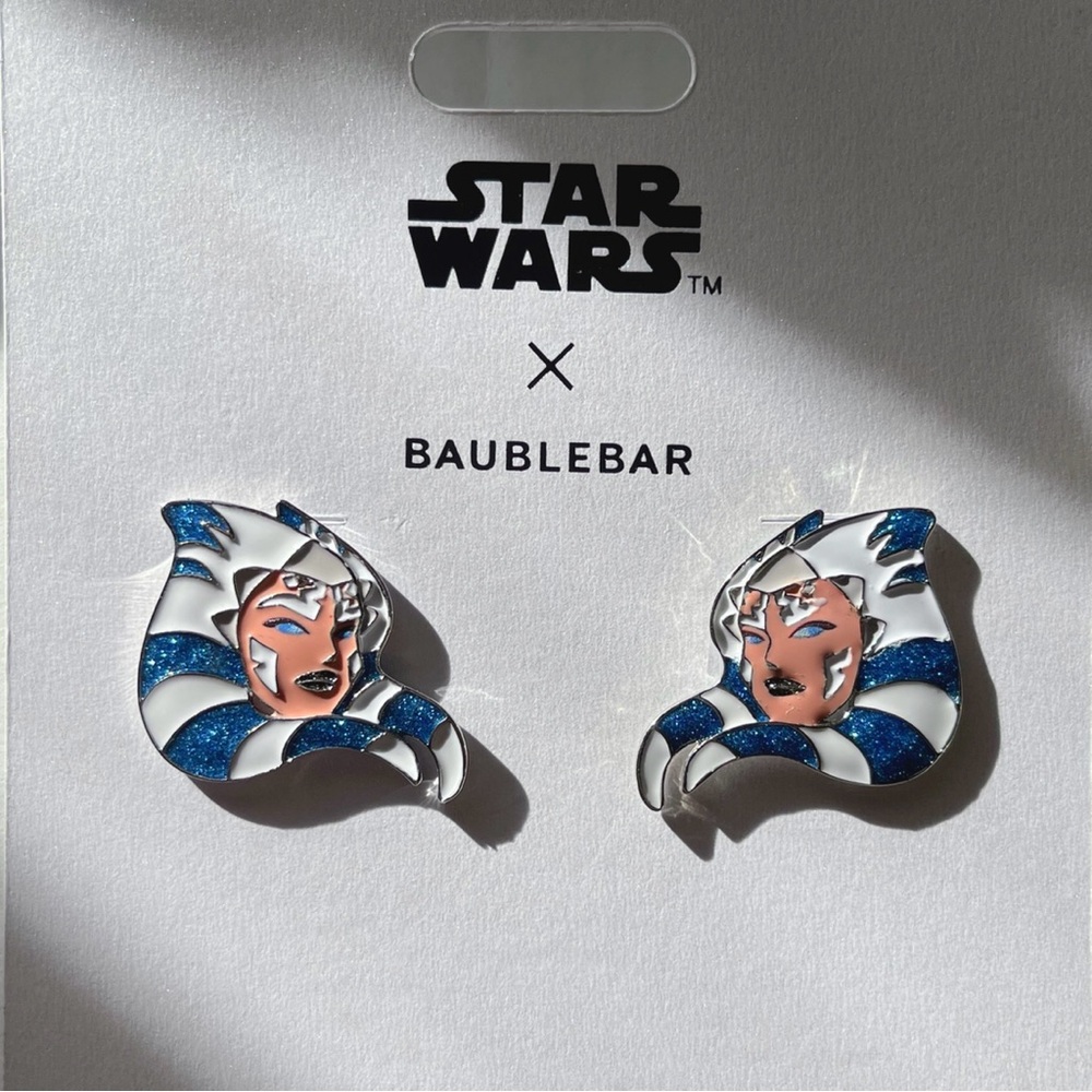 Star Wars x Baublebar Ahsoka Tano Earrings Disney Store Women of the Galaxy